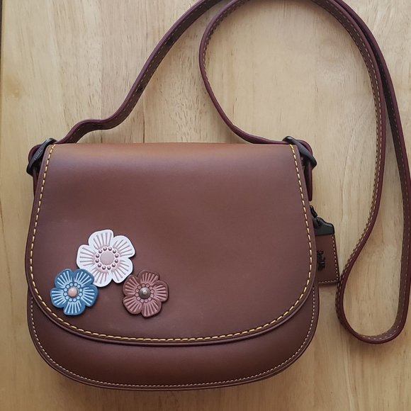 COACH Saddle 23 with Tea Rose - Picture 2 of 8